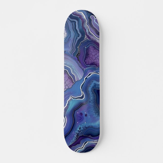 Agate Marble Skateboard (Front)