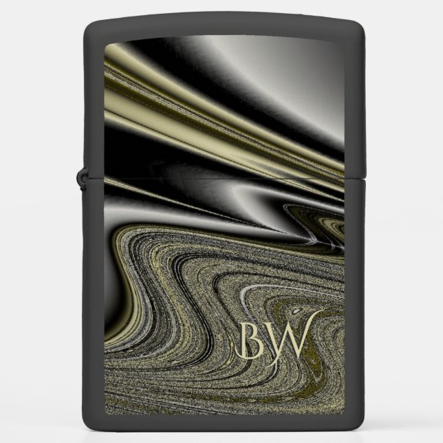 Agate Monogram Zippo Lighter (Front)