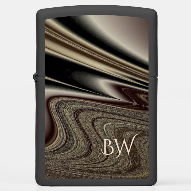 Agate Monogram Zippo Lighter (Front)