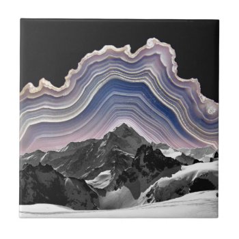 Agate Mountain Tile by AmandaRoyale at Zazzle