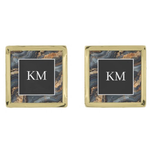 Agate Pattern Cufflinks