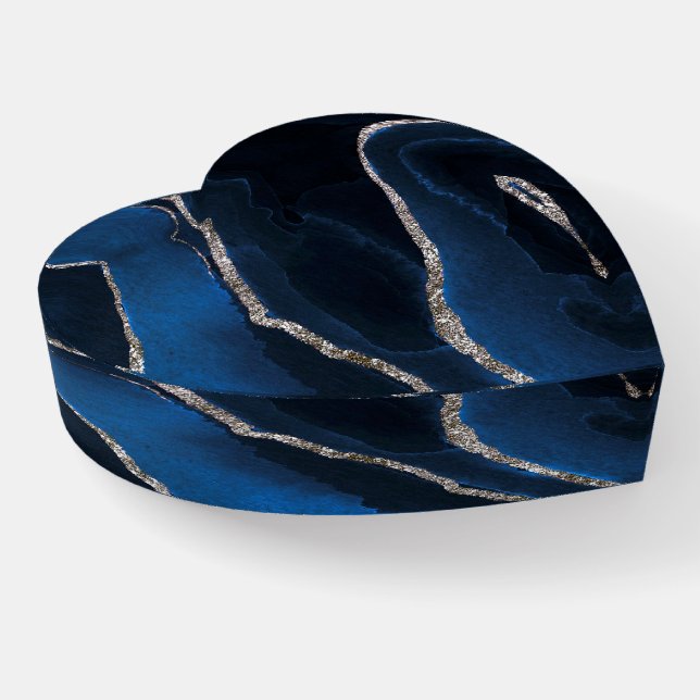 Agate Pattern Paperweight (Angled)