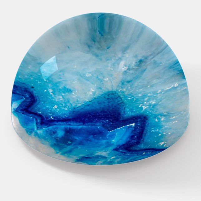Agate Pattern Paperweight (Angled)