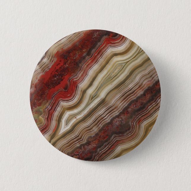 Agate Pattern Pinback Button (Front)