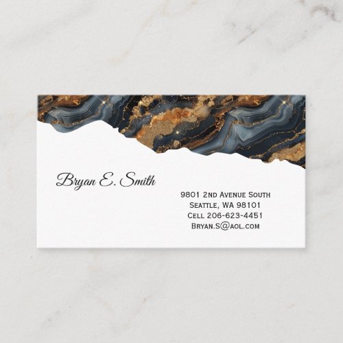 Agate Print Business Card