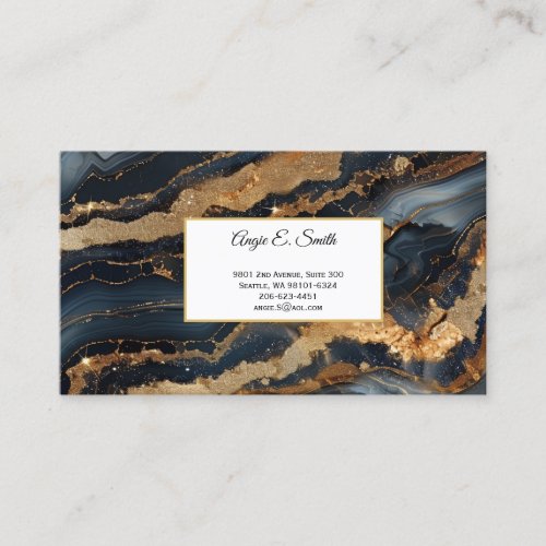 Agate Print Calling Card