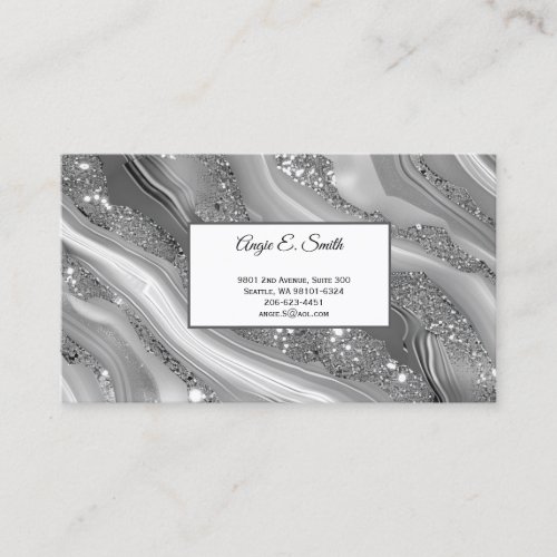 Agate Print Calling Card