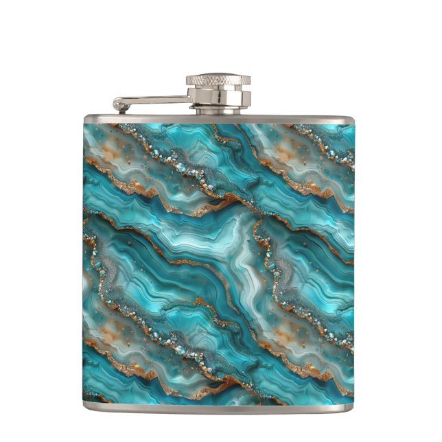 Agate Print Flask (Front)