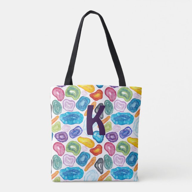 Agate, quartz, two sided & sizes - Personalized Tote Bag (Back)