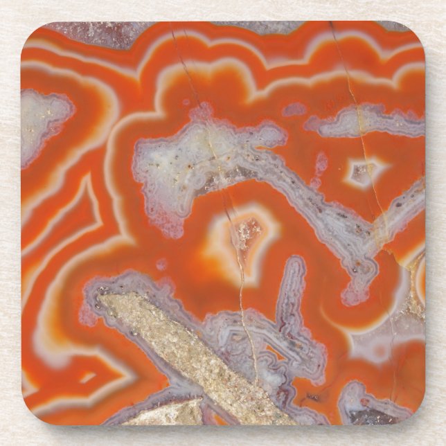 Agate sample coaster (Front)