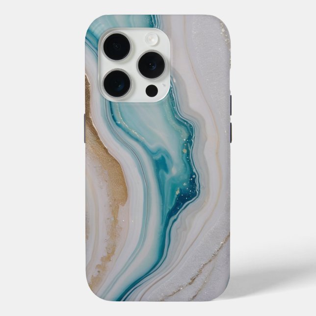 Agate Seascape Case-Mate iPhone Case (Back)