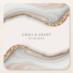 Agate Stone Marble Drinking Coasters
