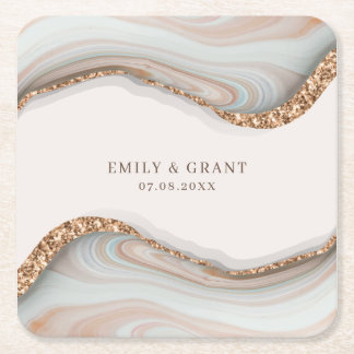 Agate Stone Marble Drinking Coasters