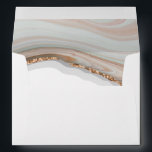 Agate Stone Marble return address  Envelope<br><div class="desc">Designed to coordinate with our Natural Marble Agate Collection, this customizable matching return address envelop features a gorgeous marble agate texture in natural colour paired with contemporary text. For more advanced customisation of this design, e.g. changing layout, font or text size please click the "CUSTOMIZE" button above. Please contact me...</div>