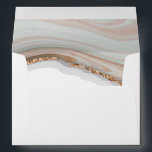 Agate Stone Marble return address  Envelope<br><div class="desc">Designed to coordinate with our Natural Marble Agate Collection, this customizable matching return address envelop features a gorgeous marble agate texture in natural colour paired with contemporary text. For more advanced customisation of this design, e.g. changing layout, font or text size please click the "CUSTOMIZE" button above. Please contact me...</div>