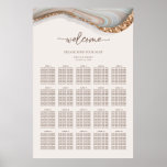 Agate Stone Marble Seating Chart at Zazzle