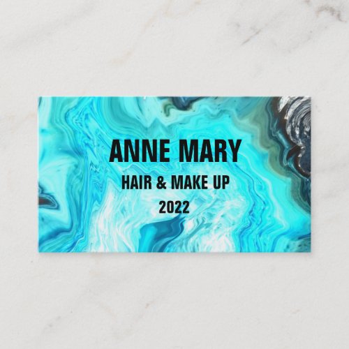 Agate Stone Patterns Abstract Classy Elegant Salon Business Card