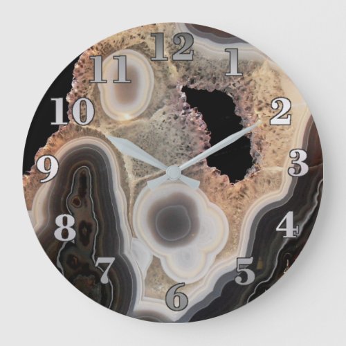 Agate Stone Wall Clock