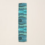 Agate Teal Blue Gold Glitter Aqua Turquoise Scarf<br><div class="desc">Scarf with Agate Teal Blue Gold Glitter Marble Aqua Turquoise Geode Customizable Gift - or Add Your Name / Text - Make Your Special Scarves Gift ! Resize and move or remove / add text / elements with Customization tool ! Design by MIGNED ! Please see my other projects /...</div>