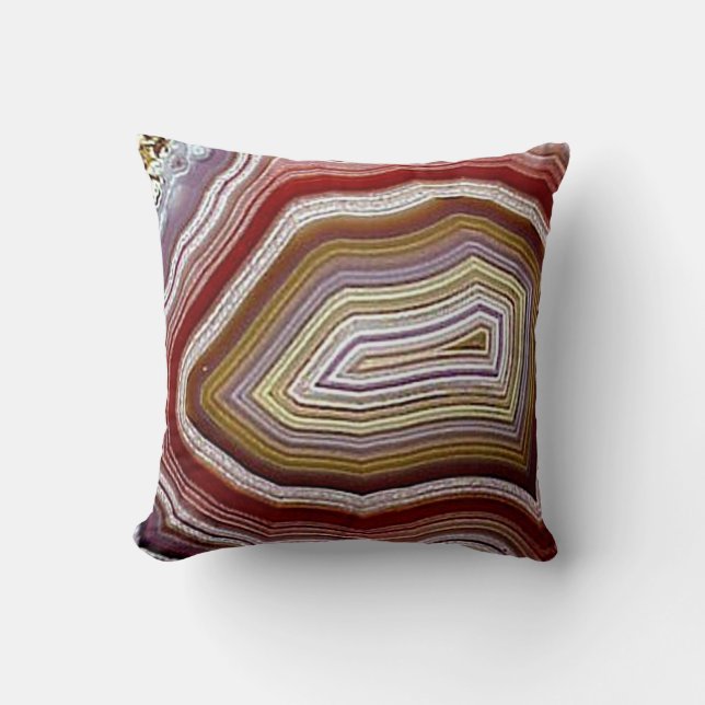 Agate Throw Pillow (Front)
