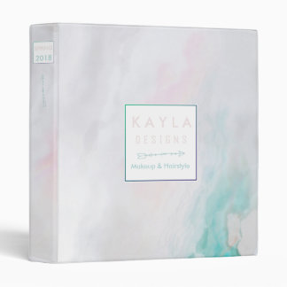 Agate Watercolor Pastels Binder