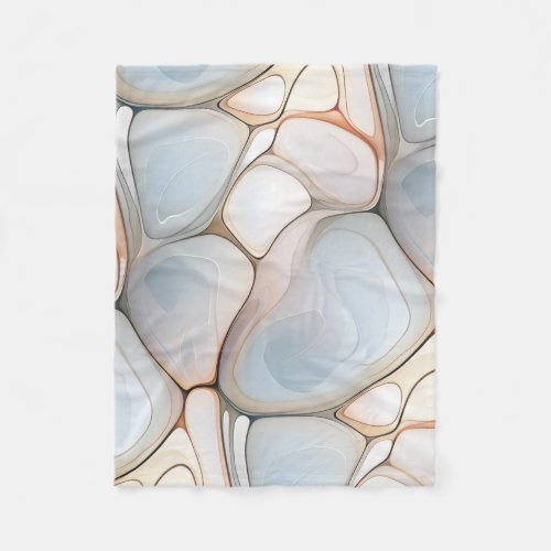 Agates  River Rocks Fleece Blanket