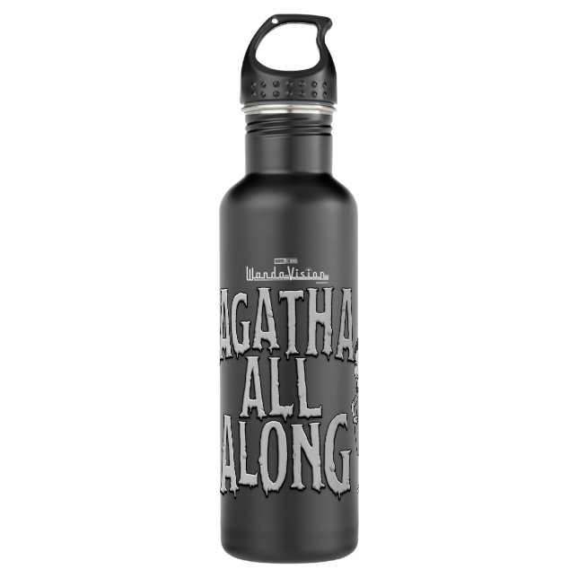 Agatha All Along Stainless Steel Water Bottle (Front)