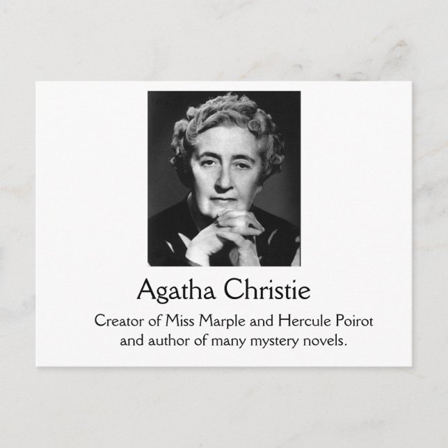 Agatha Christie Postcard (Front)
