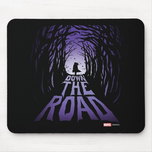 Agatha | Down The Road Mouse Pad (Front)