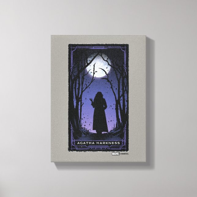 Agatha Harkness Tarot Graphic Canvas Print (Front)