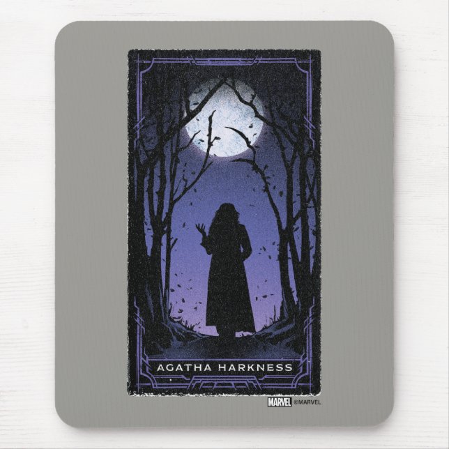 Agatha Harkness Tarot Graphic Mouse Pad (Front)