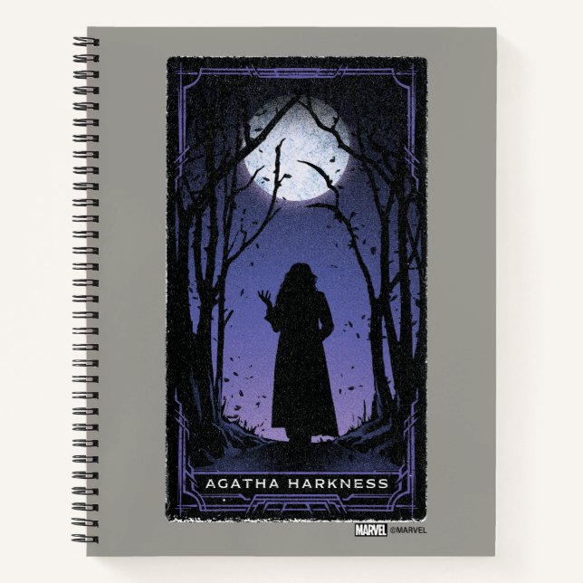 Agatha Harkness Tarot Graphic Notebook (Front)