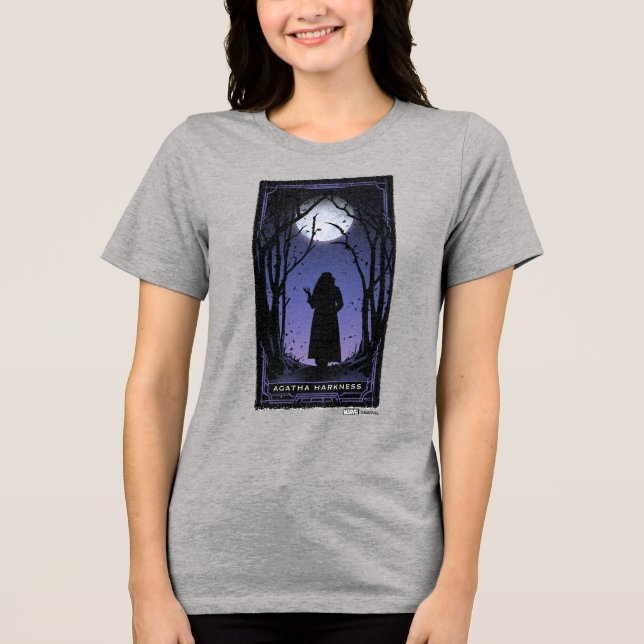 Agatha Harkness Tarot Graphic Tri-Blend Shirt (Front)