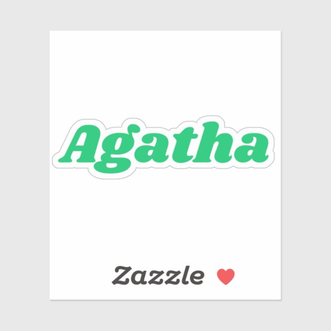 Agatha Sticker (Sheet)