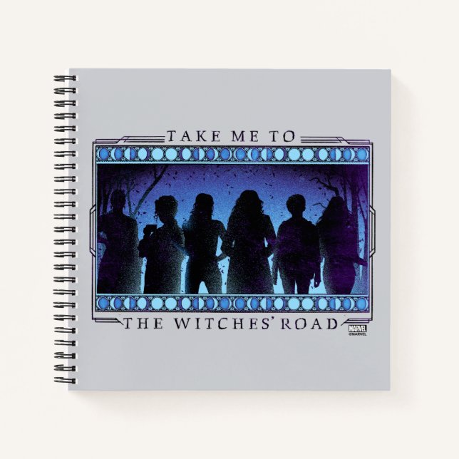 Agatha | Take Me To The Witches' Road Notebook (Front)