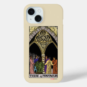 Agatha Three of Pentacles Tarot Graphic iPhone 15 Case