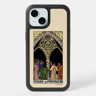 Agatha Three of Pentacles Tarot Graphic iPhone 15 Case