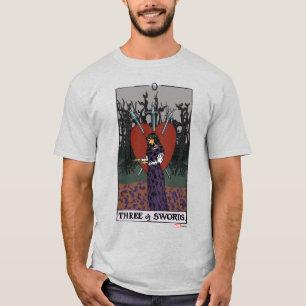 Agatha Three of Swords Tarot Graphic T-Shirt