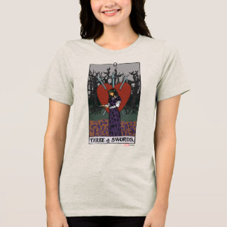 Agatha | Three of Swords Tarot Graphic Tri-Blend Shirt
