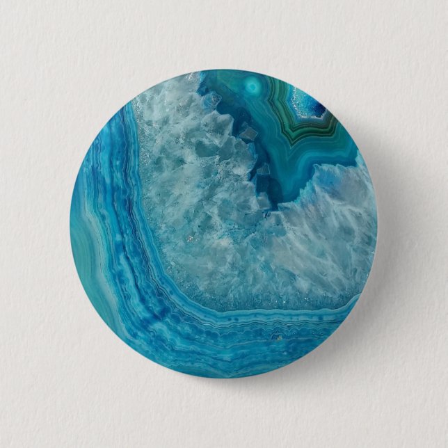 agathe, agate, precious stone, gem, gemme, stone pinback button (Front)