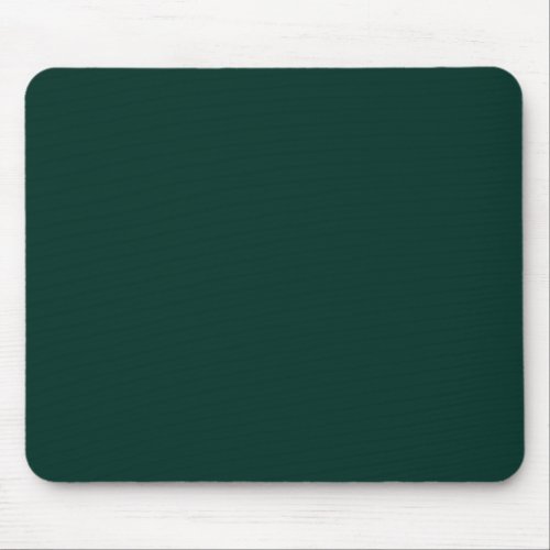 Agave Dark Forest Green Solid Color Background Mouse Pad