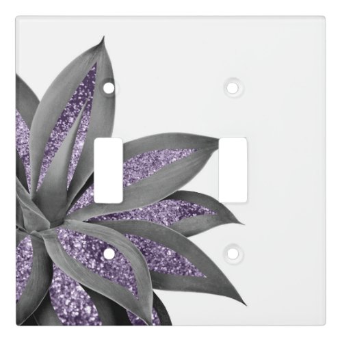 Agave Finesse Glitter Glam 11 Faux Glitter art Light Switch Cover