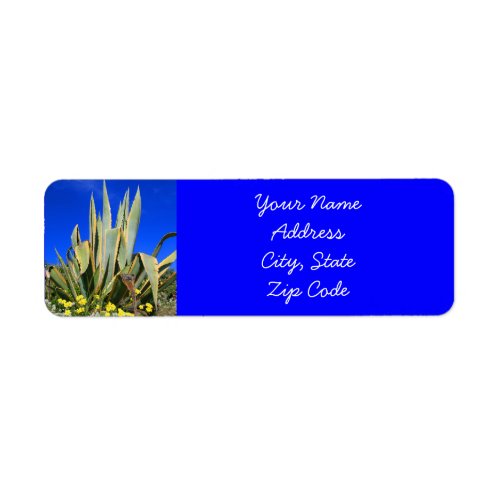Agave Plant Address labels