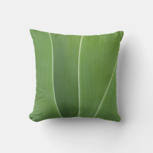 Agave Plant Close Up Throw Pillow
