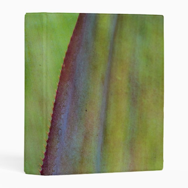 Agave Plant Detail Mini Binder (Front/Spine)