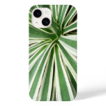 Agave Plant Green and White Striped Case-Mate iPhone 14 Case
