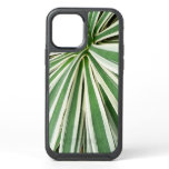 Agave Plant Green and White Striped OtterBox Symmetry iPhone 12 Case
