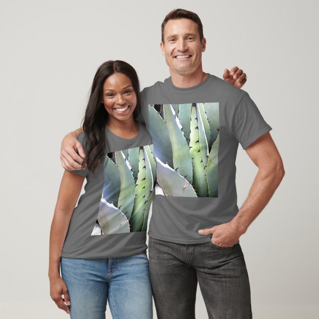 Agave Plant Succulent Blue Cacti Tequila Desert T-Shirt (Unisex)