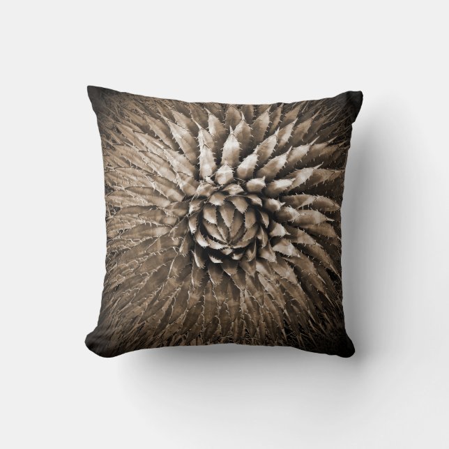 Agave Spikes 16" Square Pillow Designer Southwest (Front)