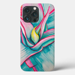Agave succulent watercolor art iPhone 13 pro case